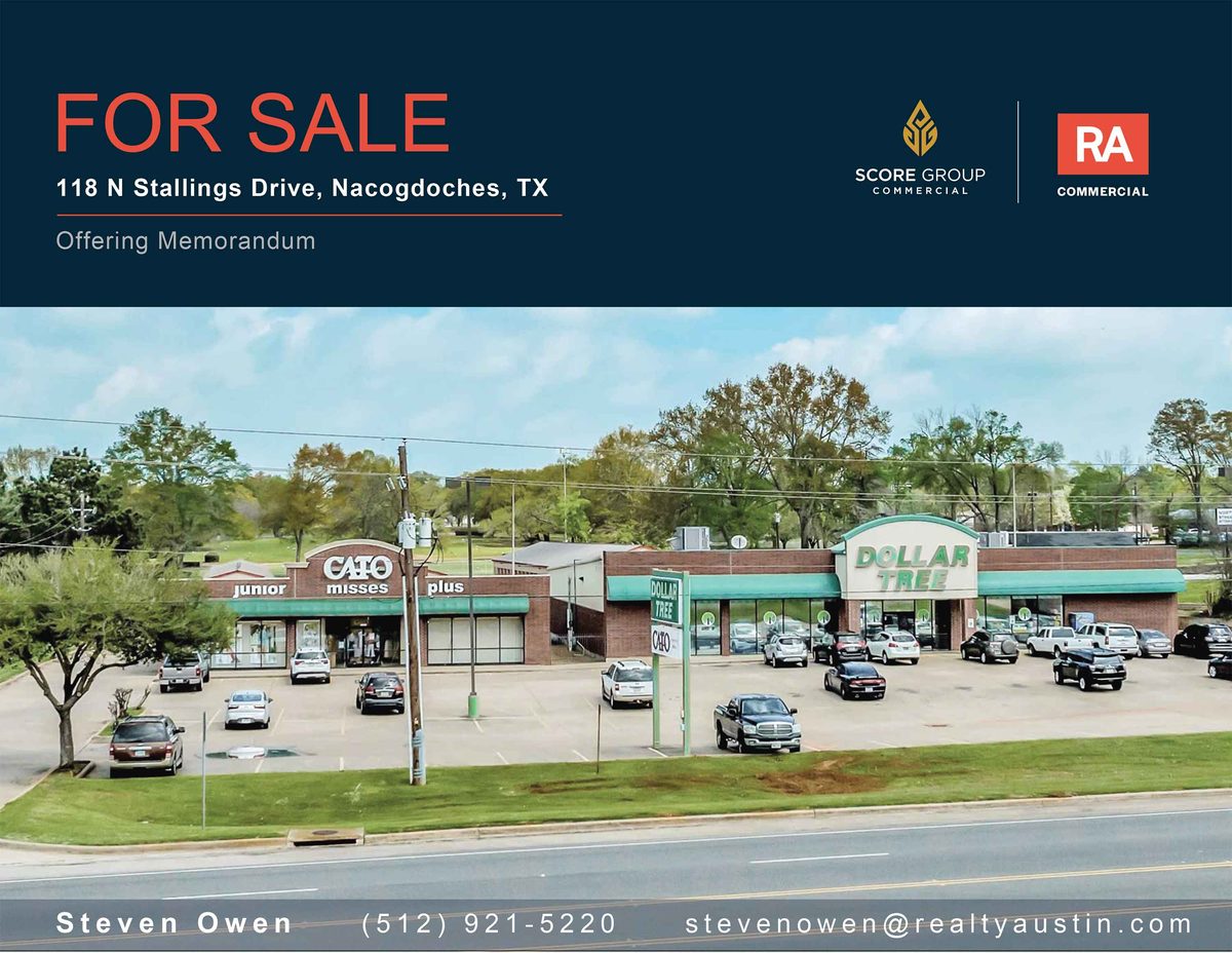 118 N Stallings Dr, Nacogdoches TX commercial property