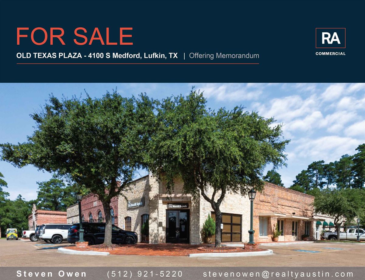 Old Texas Plaza, 4100 S Medford, Lufkin TX retail center